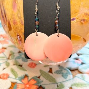 Elegant Pink Dangle Earrings